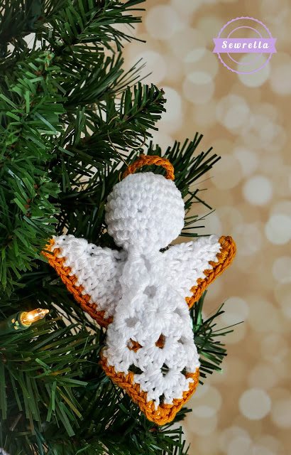 Crochet Granny Square Angel