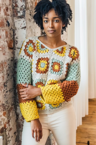Joan Granny Crochet Sweater