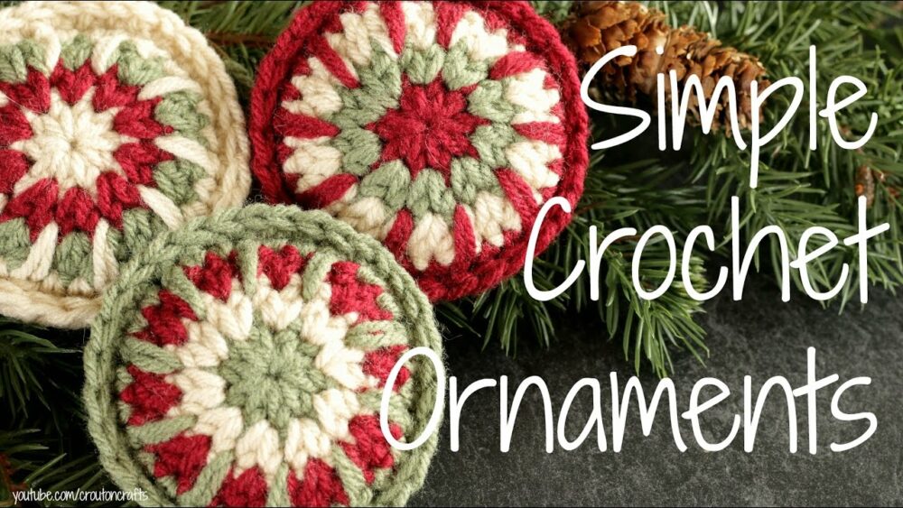 Simple Crochet Ornaments