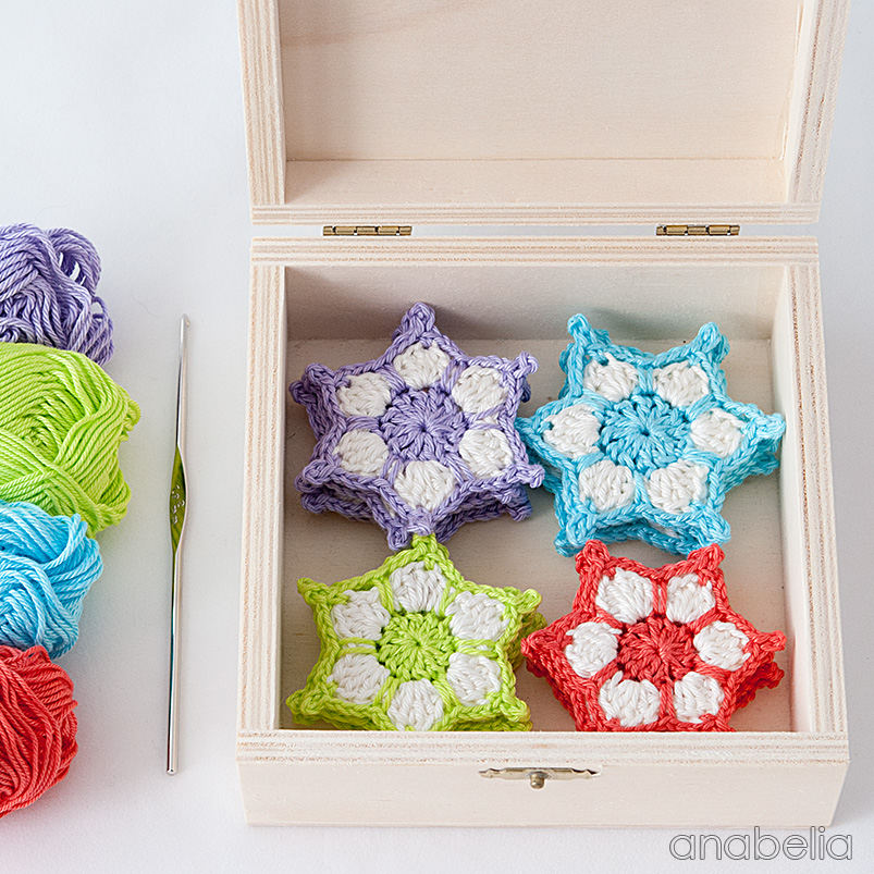 Crochet Snowflake Stars