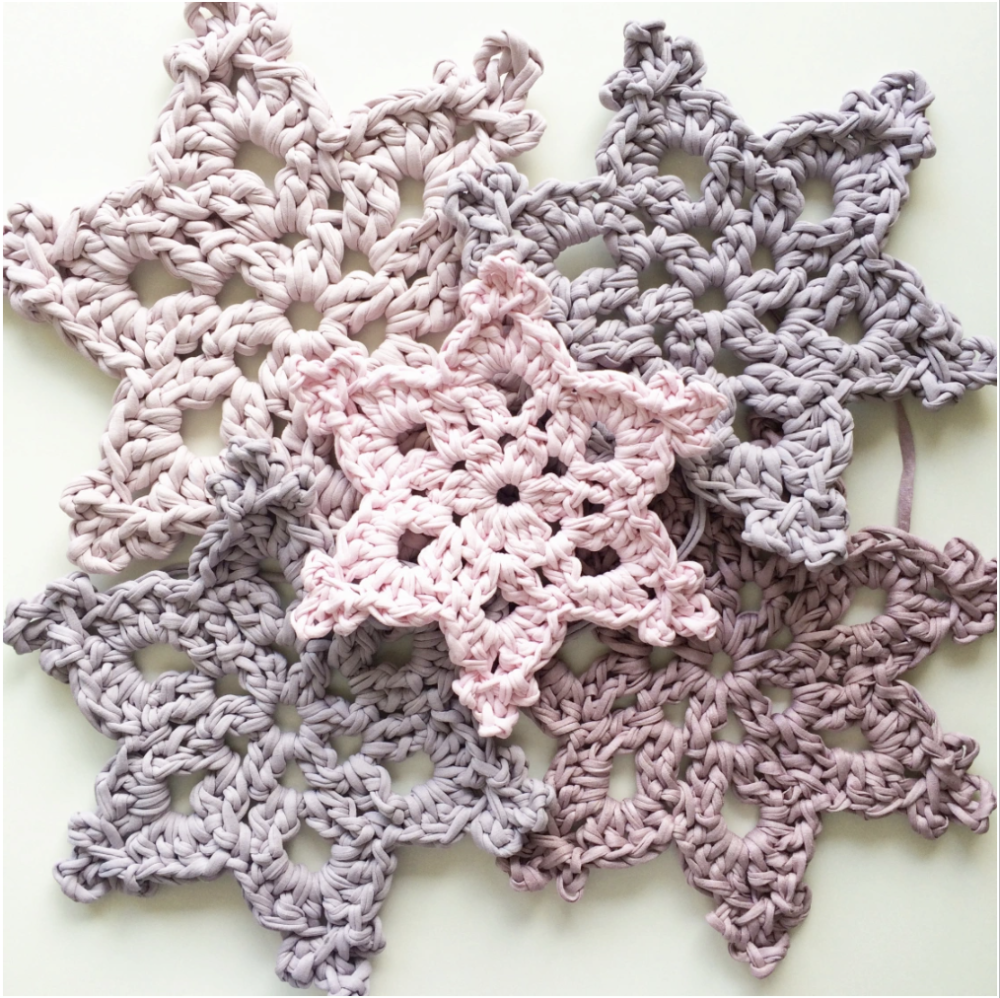 Starflower Snowflake Ornaments