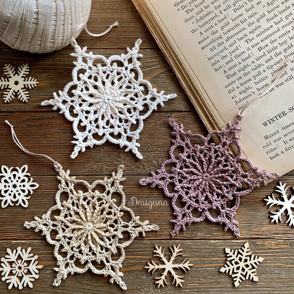 Wispvale Snowflake Ornaments