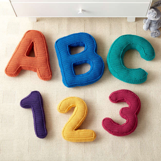 Alphabet Numbers Amigurumi Crochet Pattern