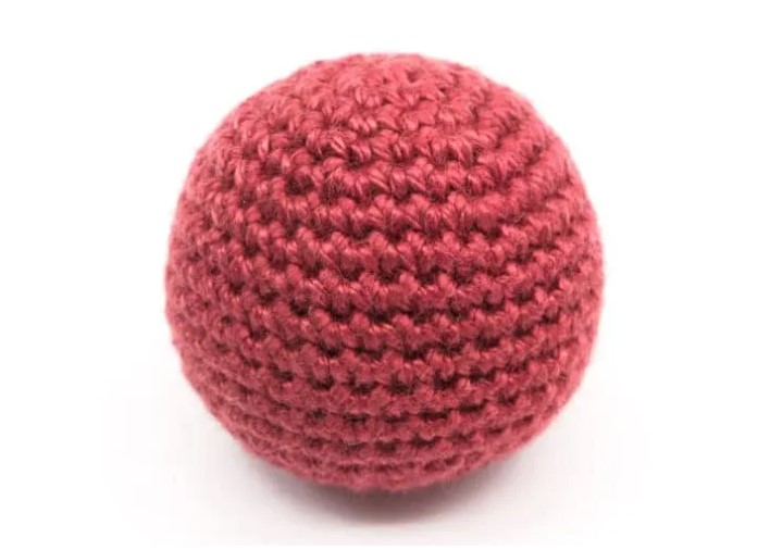 red Crochet Ball Amigurumi