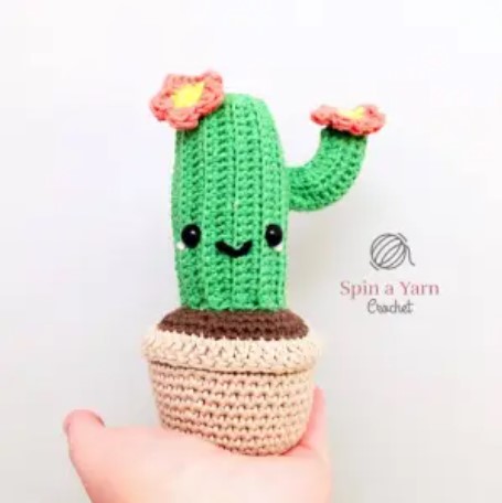 Cactus Amigurumi Crochet Pattern