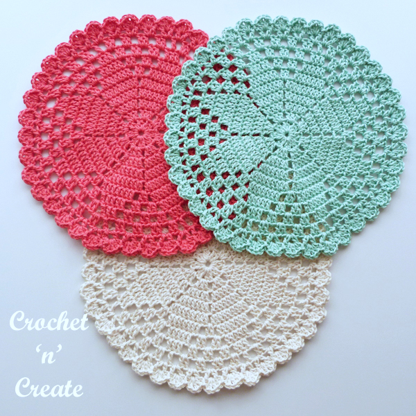 Elegant Crochet Cotton Doilies

