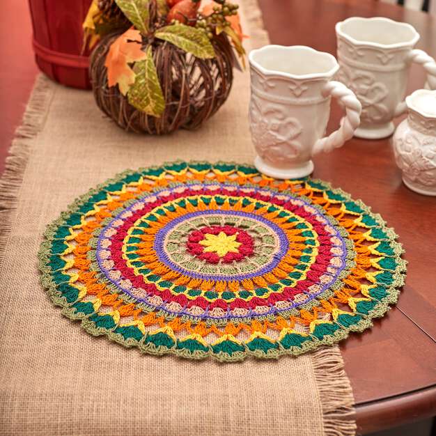 Crochet Mandala Doily
