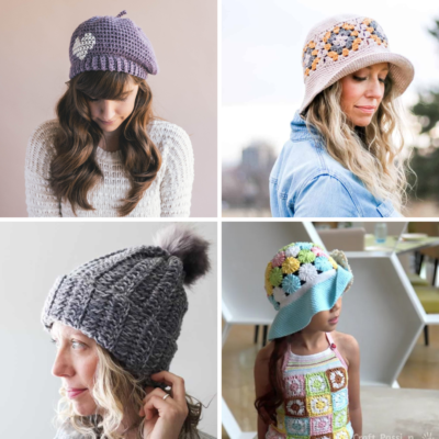 40+ Stylish Crochet Hat and Beanie Patterns for All Seasons