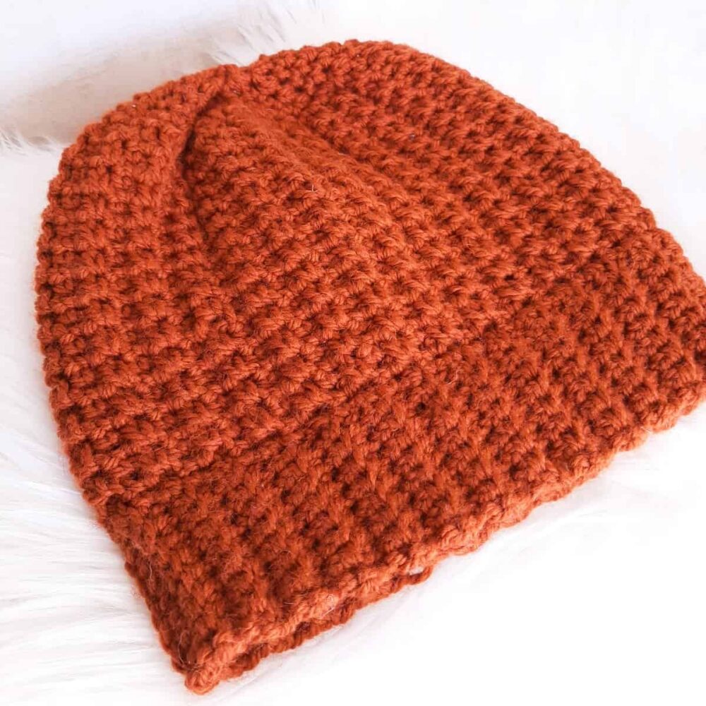 Ridge Walk Easy Crochet Winter Hat 
