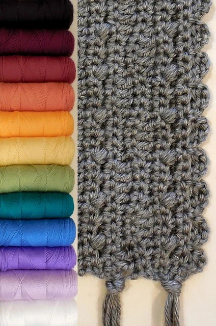 Temperature Comforter with chosen yarn colors