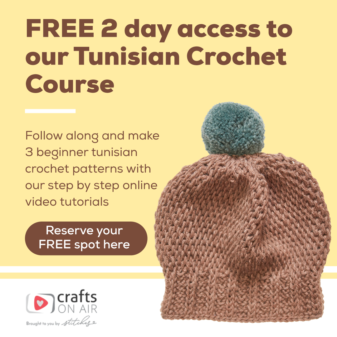 Tunisian Crochet On Demand banner ad