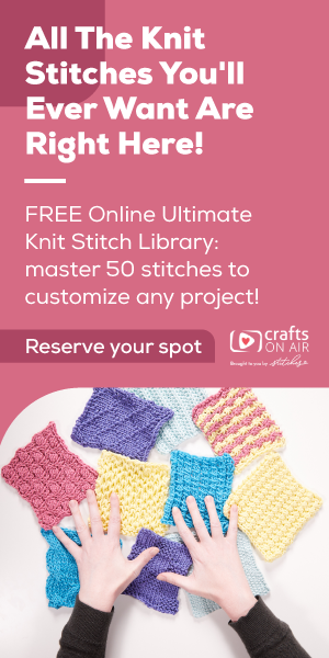 50 Knit Stitches banner ad