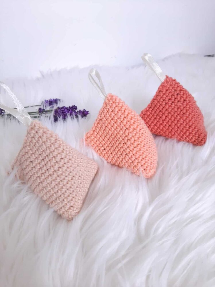 Crochet Lavender Bags 