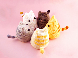 Crochet Dumpling Kitty Pattern