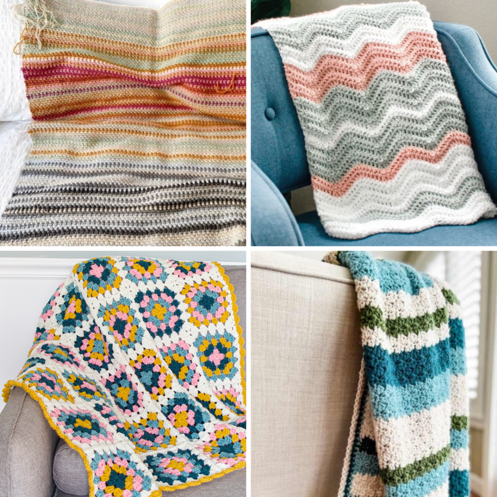 easy crochet blanket patterns image cover