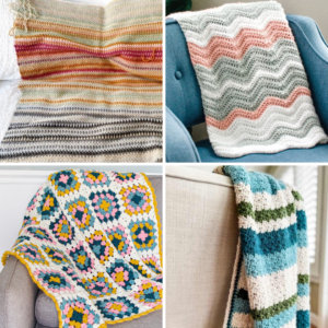 33 Fast and Easy Crochet Blanket Patterns for Beginners featured image
