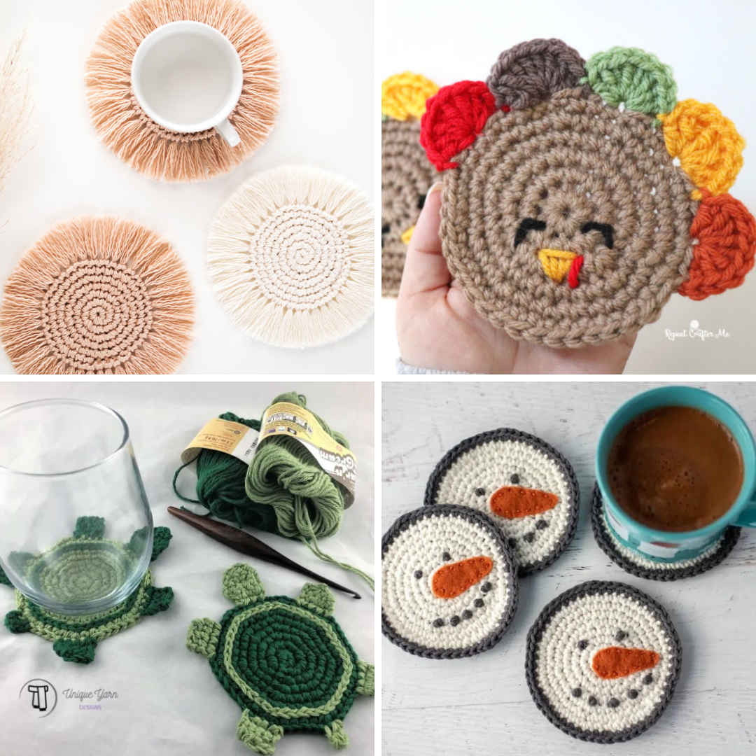 Fun and Creative Crochet Coasters
