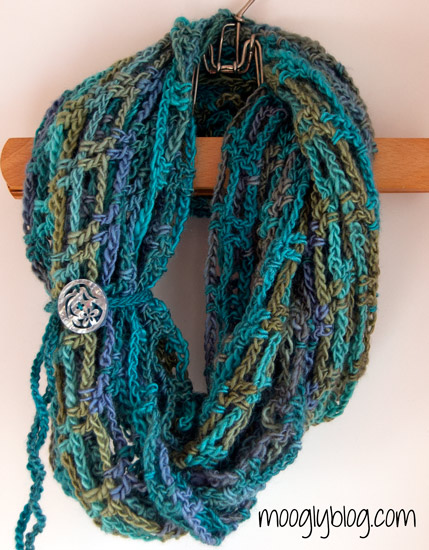 Crochet Artfully Simple Infinity Scarf 