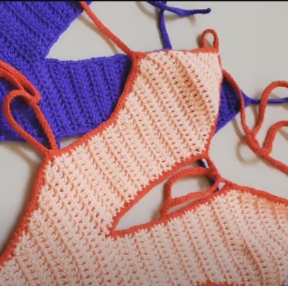 Crochet Simple Cheeky Monokini