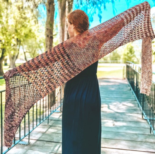 Dahlia Crochet Wrap