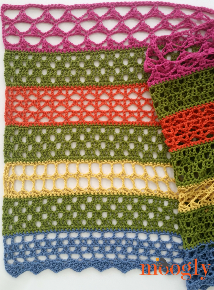 Crochet Garden Lace Shawl