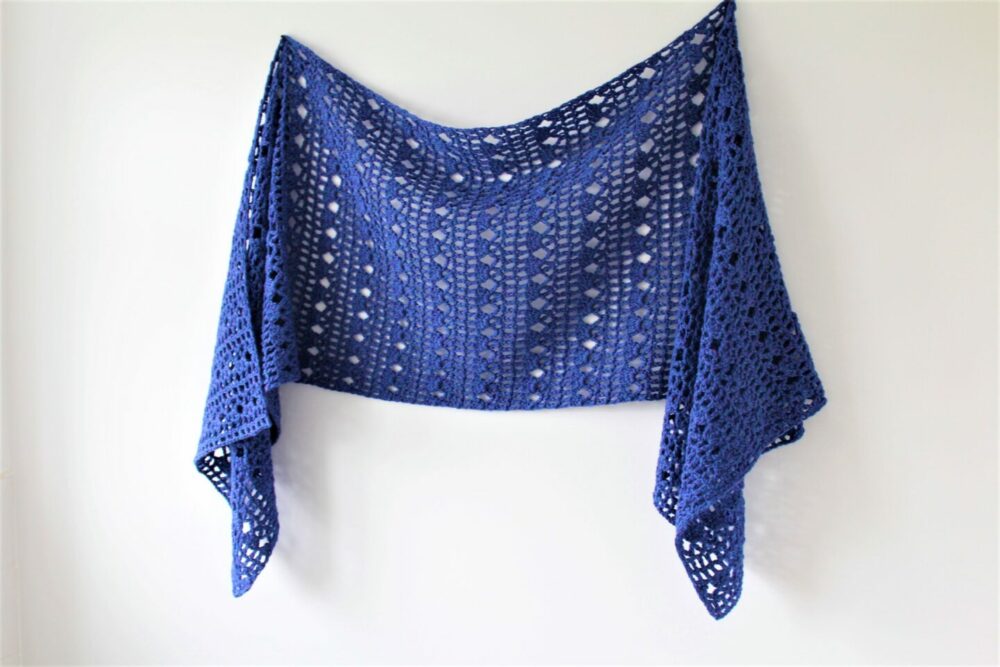 Wren Sideways Crochet Shawl