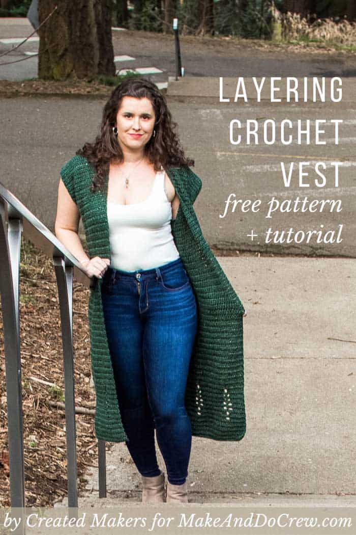 Long Crochet Vest