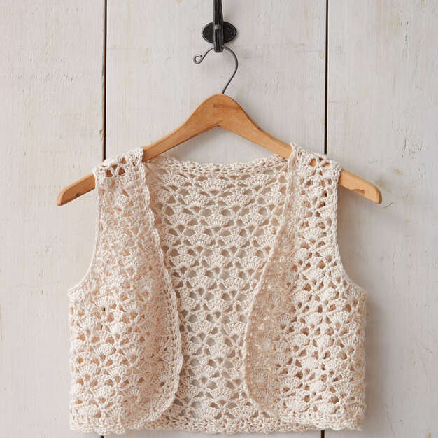 Seashell Crochet Vest 